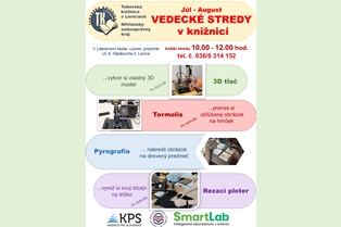 Letné VEDECKÉ STREDY v knižnici